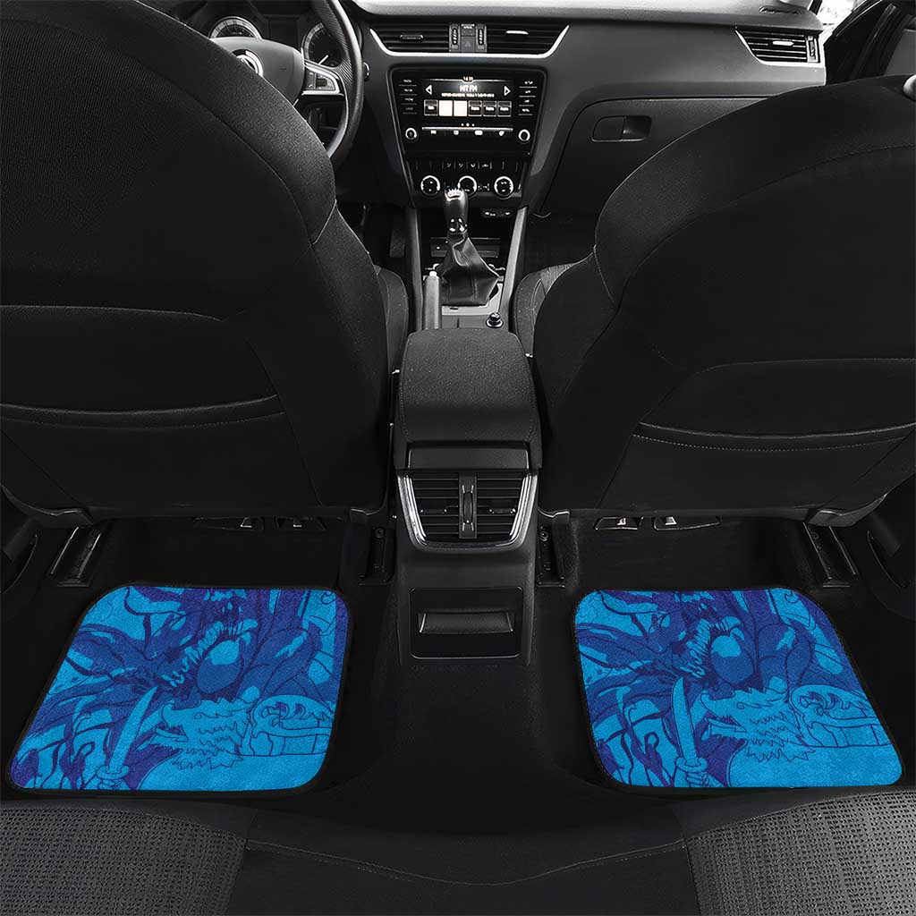 Custom Sri Lanka Cricket Royal Blue Warrior Car Mats
