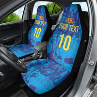 Custom Sri Lanka Cricket Royal Blue Warrior Car Seat Cover