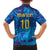 Custom Sri Lanka Cricket Royal Blue Warrior Family Matching Summer Maxi Dress and Hawaiian Shirt