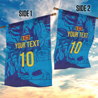 Custom Sri Lanka Cricket Royal Blue Warrior Garden Flag