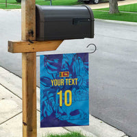 Custom Sri Lanka Cricket Royal Blue Warrior Garden Flag