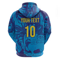 Custom Sri Lanka Cricket Royal Blue Warrior Hoodie