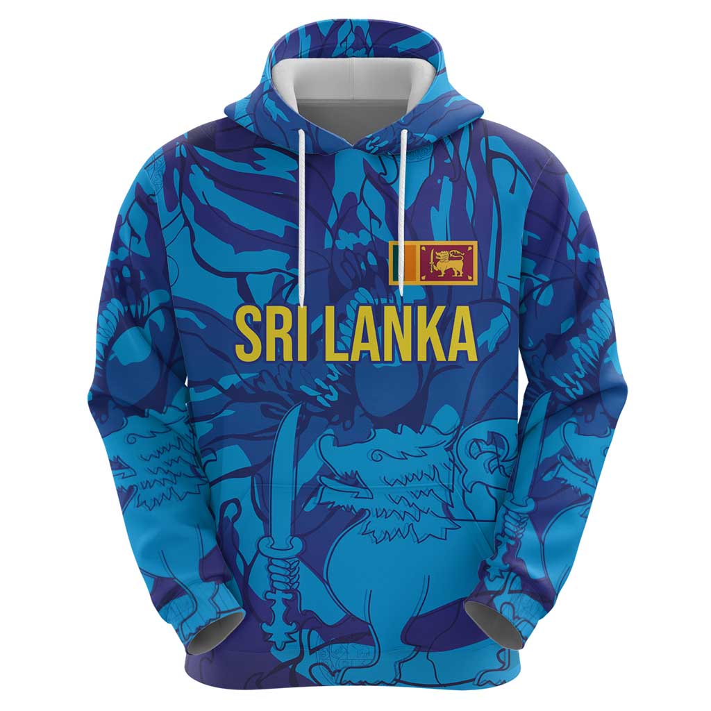 Custom Sri Lanka Cricket Royal Blue Warrior Hoodie