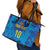 Custom Sri Lanka Cricket Royal Blue Warrior Leather Tote Bag