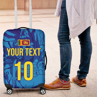Custom Sri Lanka Cricket Royal Blue Warrior Luggage Cover