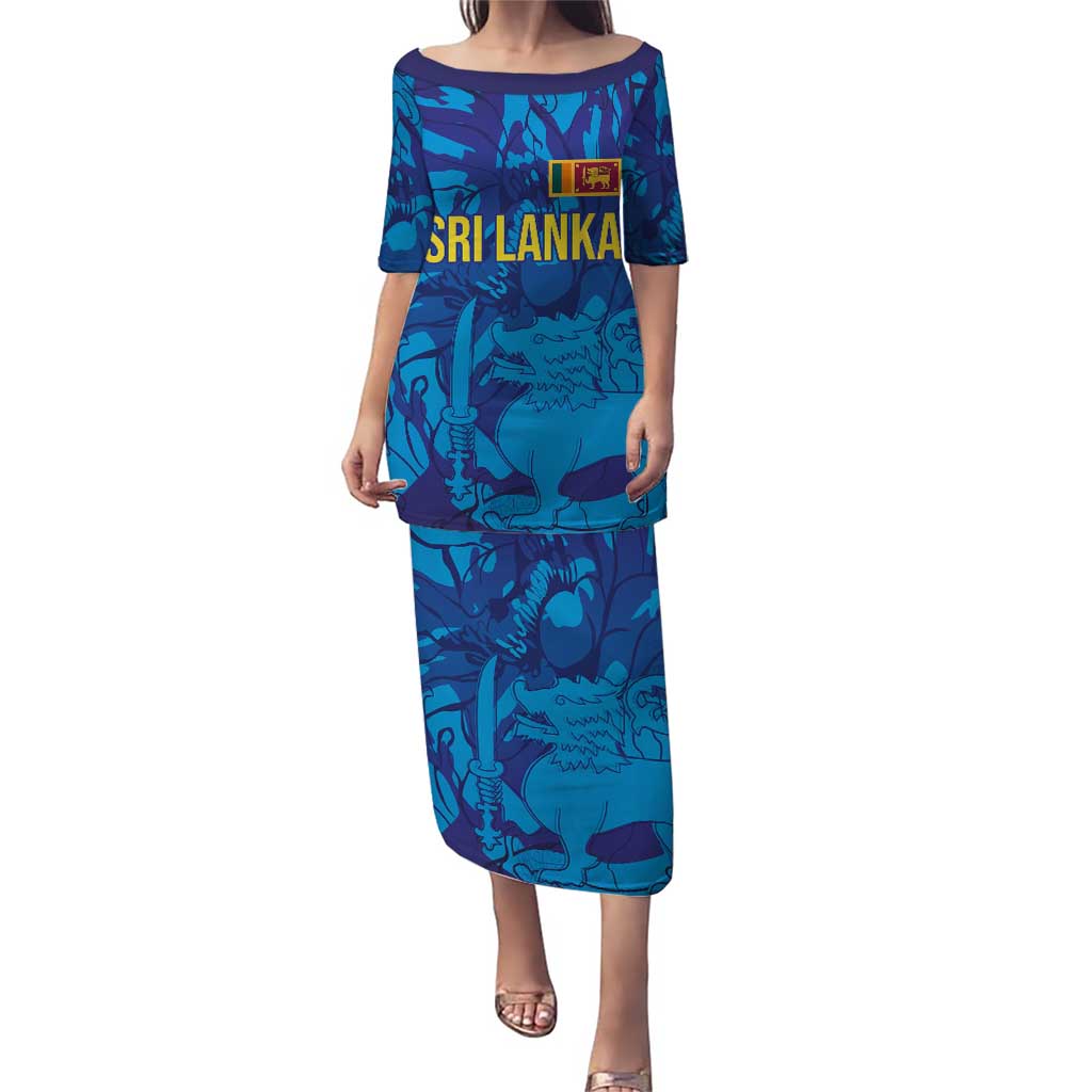 Custom Sri Lanka Cricket Royal Blue Warrior Puletasi