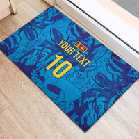 Custom Sri Lanka Cricket Royal Blue Warrior Rubber Doormat