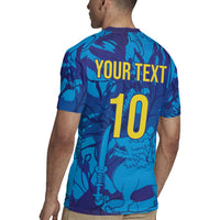 Custom Sri Lanka Cricket Royal Blue Warrior Rugby Jersey