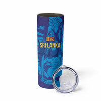 Custom Sri Lanka Cricket Royal Blue Warrior Skinny Tumbler