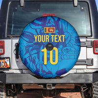 Custom Sri Lanka Cricket Royal Blue Warrior Spare Tire Cover