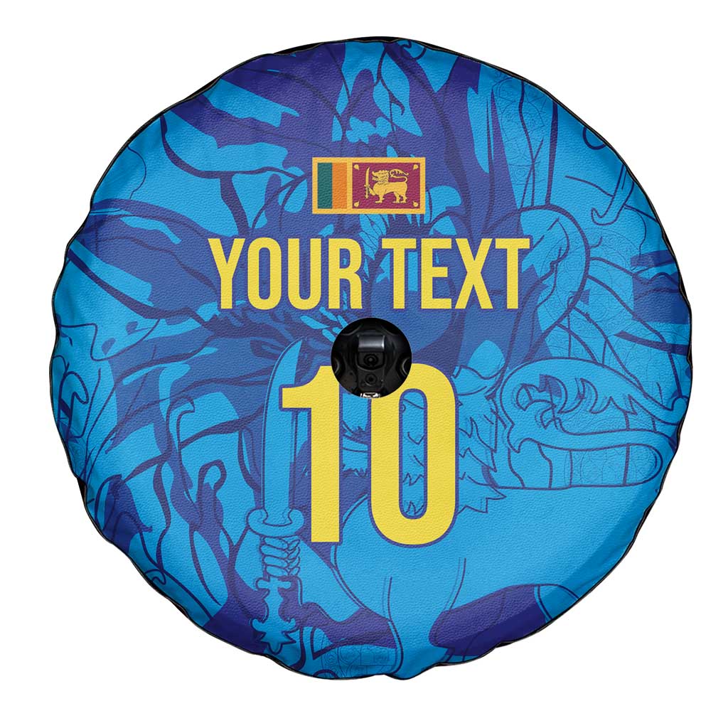 Custom Sri Lanka Cricket Royal Blue Warrior Spare Tire Cover