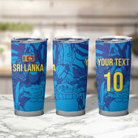 Custom Sri Lanka Cricket Royal Blue Warrior Tumbler Cup