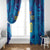 Custom Sri Lanka Cricket Royal Blue Warrior Window Curtain