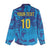 Custom Sri Lanka Cricket Royal Blue Warrior Women Casual Shirt