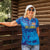 Custom Sri Lanka Cricket Royal Blue Warrior Women Polo Shirt