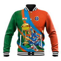 Indian Cricket Men in Blue The Champion 2025 Baseball Jacket