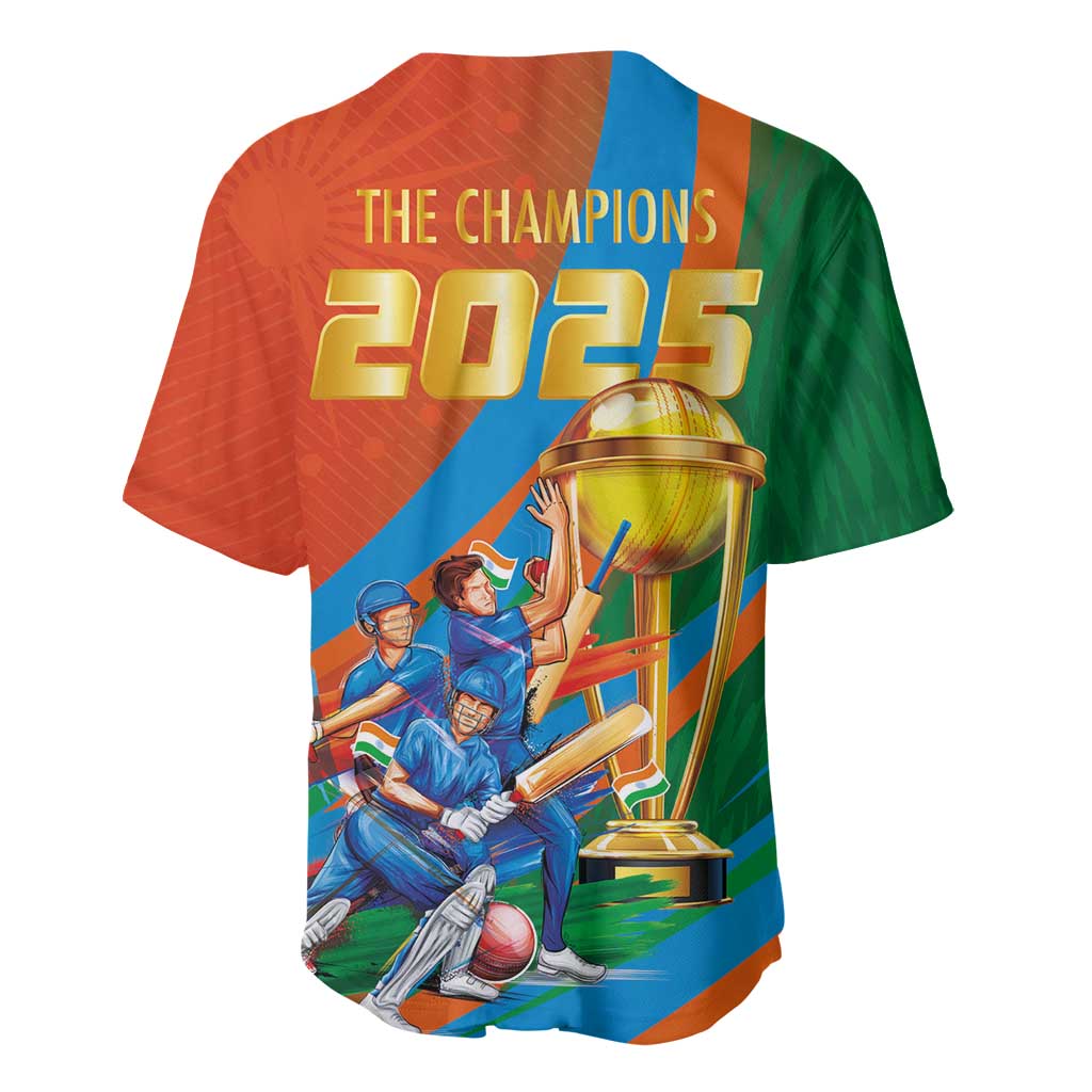 Indian Cricket Men in Blue The Champion 2025 Baseball Jersey