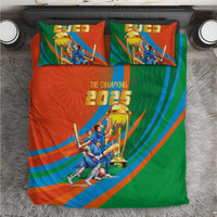 Indian Cricket Men in Blue The Champion 2025 Bedding Set