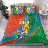 Indian Cricket Men in Blue The Champion 2025 Bedding Set