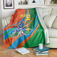 Indian Cricket Men in Blue The Champion 2025 Blanket