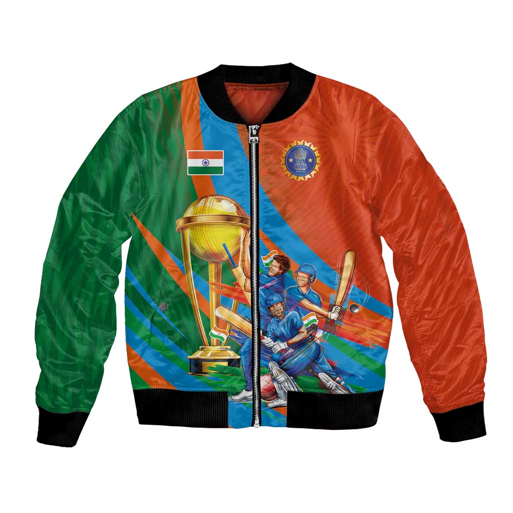 Indian Cricket Men in Blue The Champion 2025 Bomber Jacket