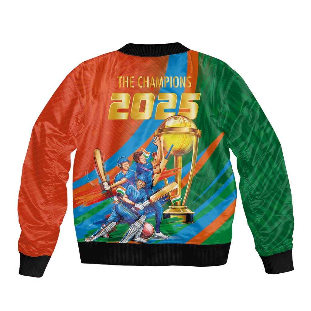 Indian Cricket Men in Blue The Champion 2025 Bomber Jacket