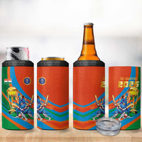 Indian Cricket Men in Blue The Champion 2025 4 in 1 Can Cooler Tumbler