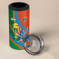 Indian Cricket Men in Blue The Champion 2025 4 in 1 Can Cooler Tumbler