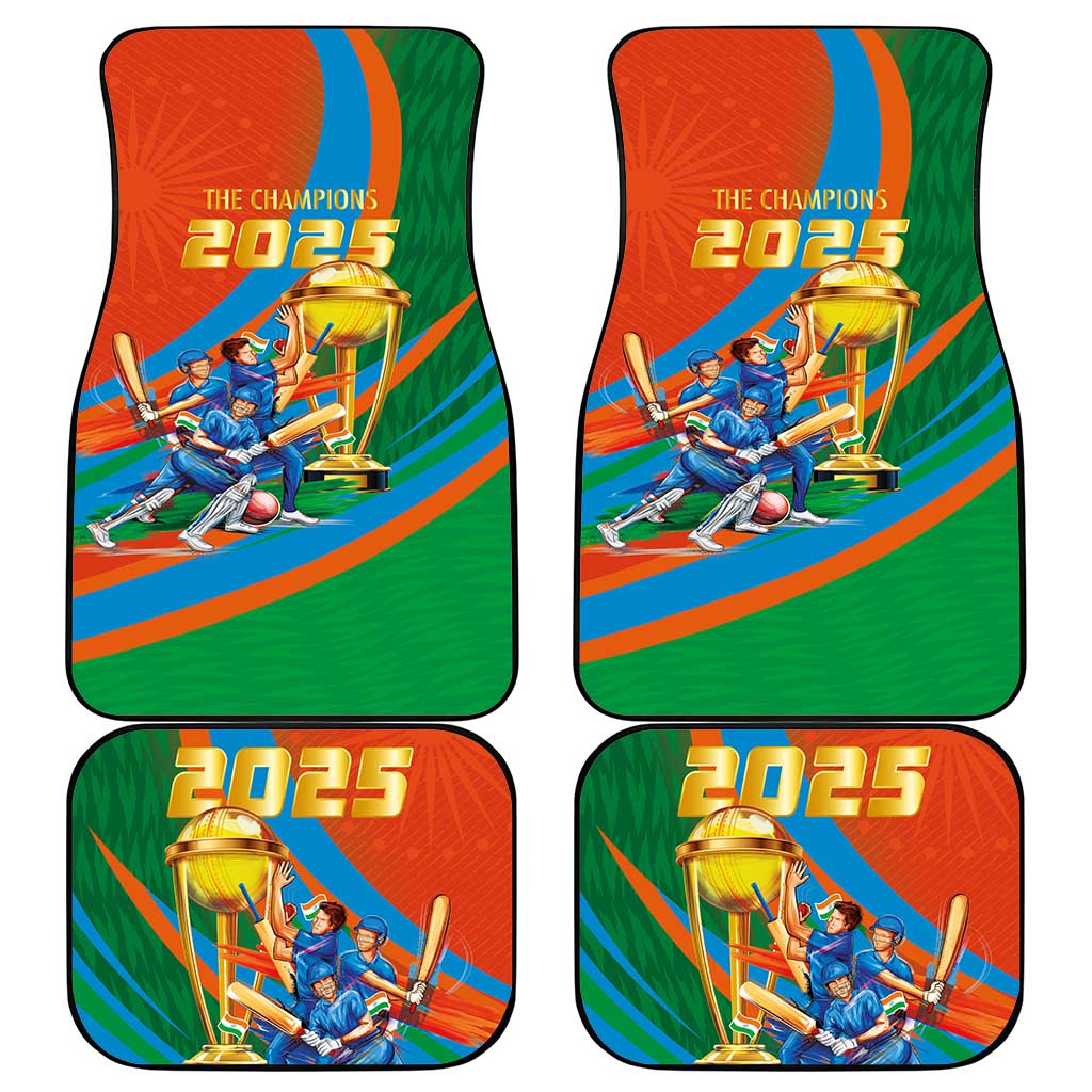 Indian Cricket Men in Blue The Champion 2025 Car Mats