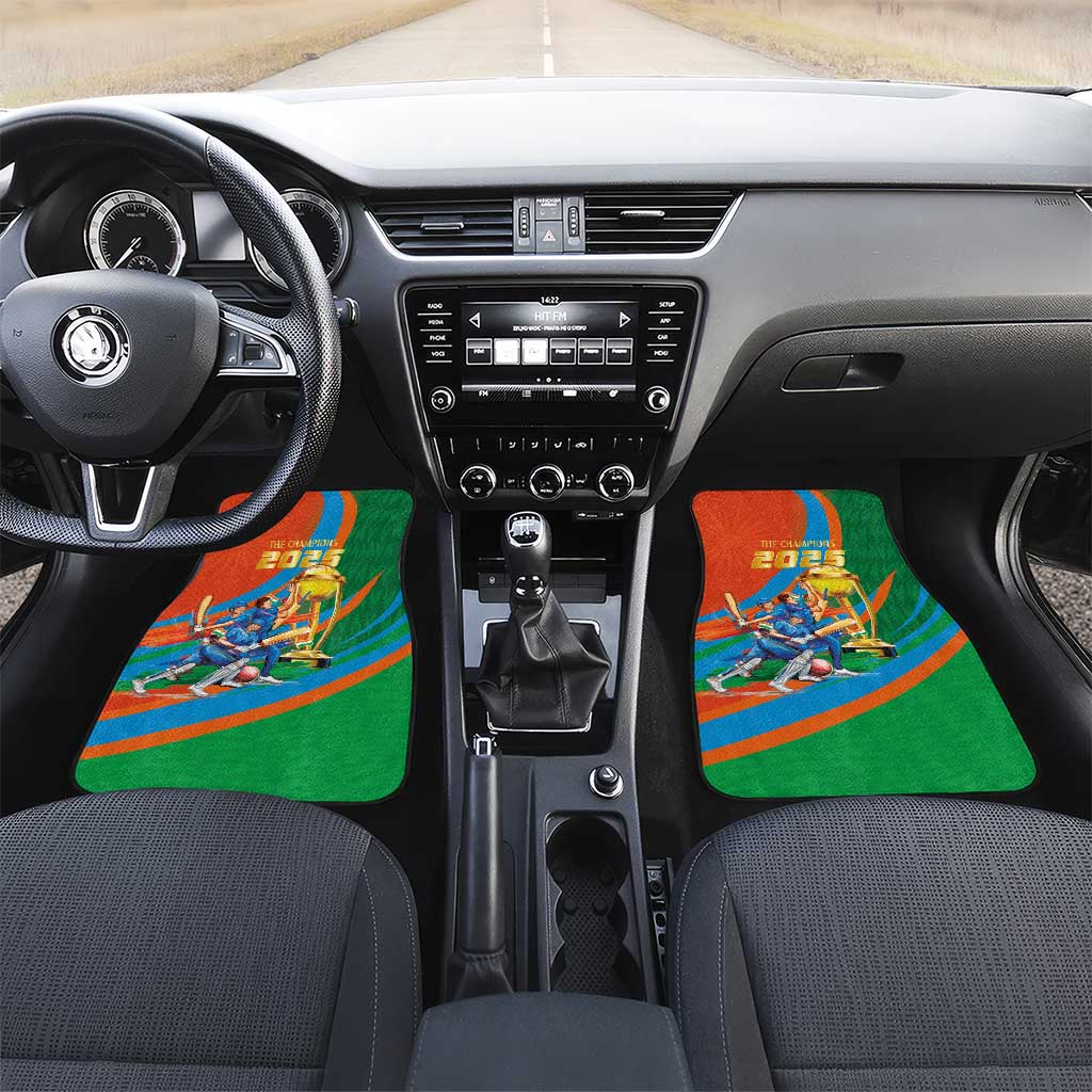 Indian Cricket Men in Blue The Champion 2025 Car Mats