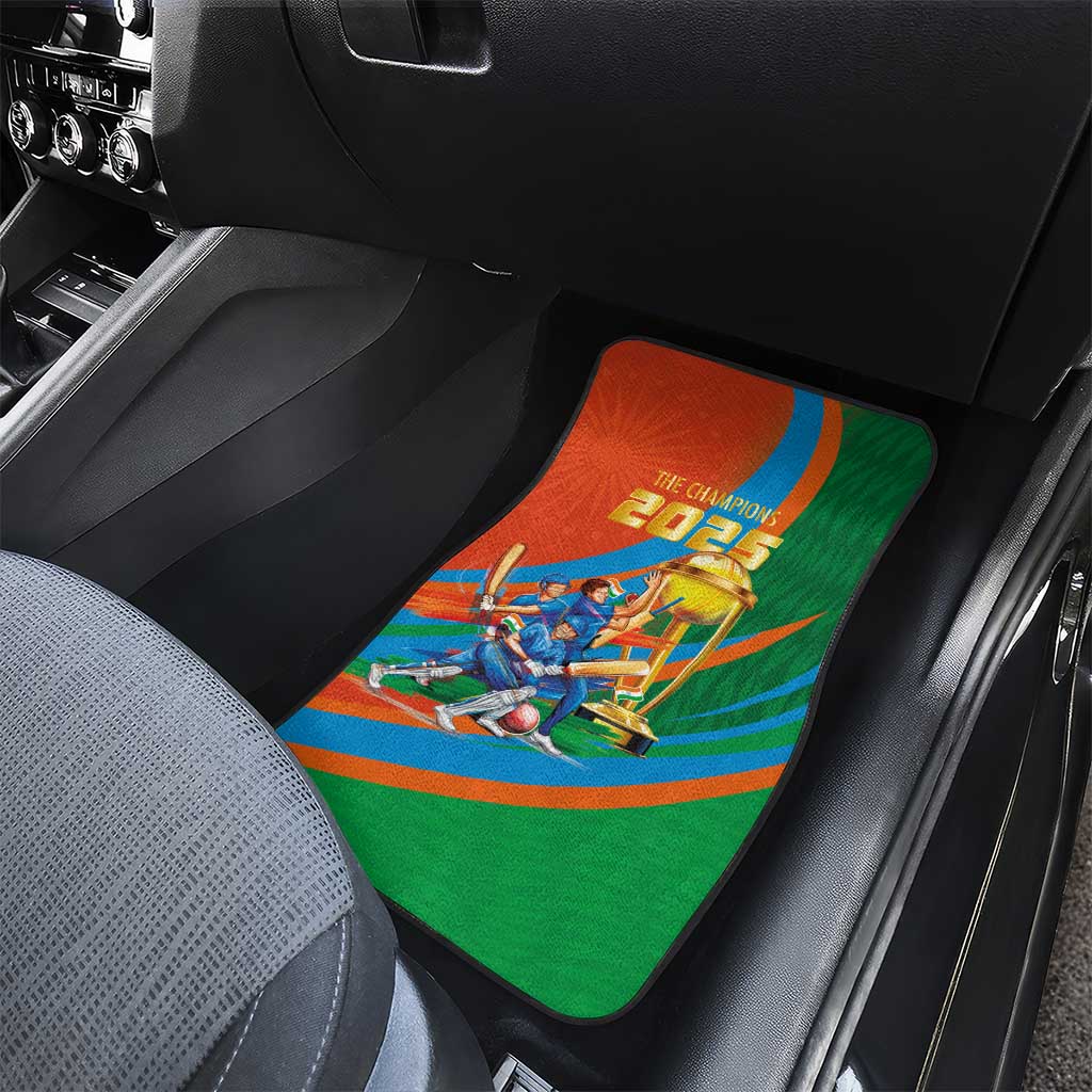 Indian Cricket Men in Blue The Champion 2025 Car Mats