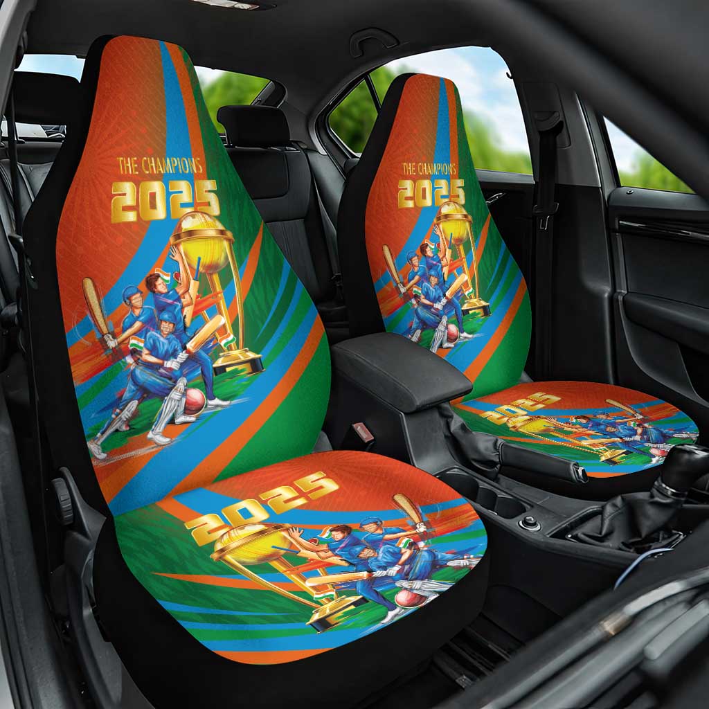 Indian Cricket Men in Blue The Champion 2025 Car Seat Cover