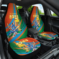 Indian Cricket Men in Blue The Champion 2025 Car Seat Cover