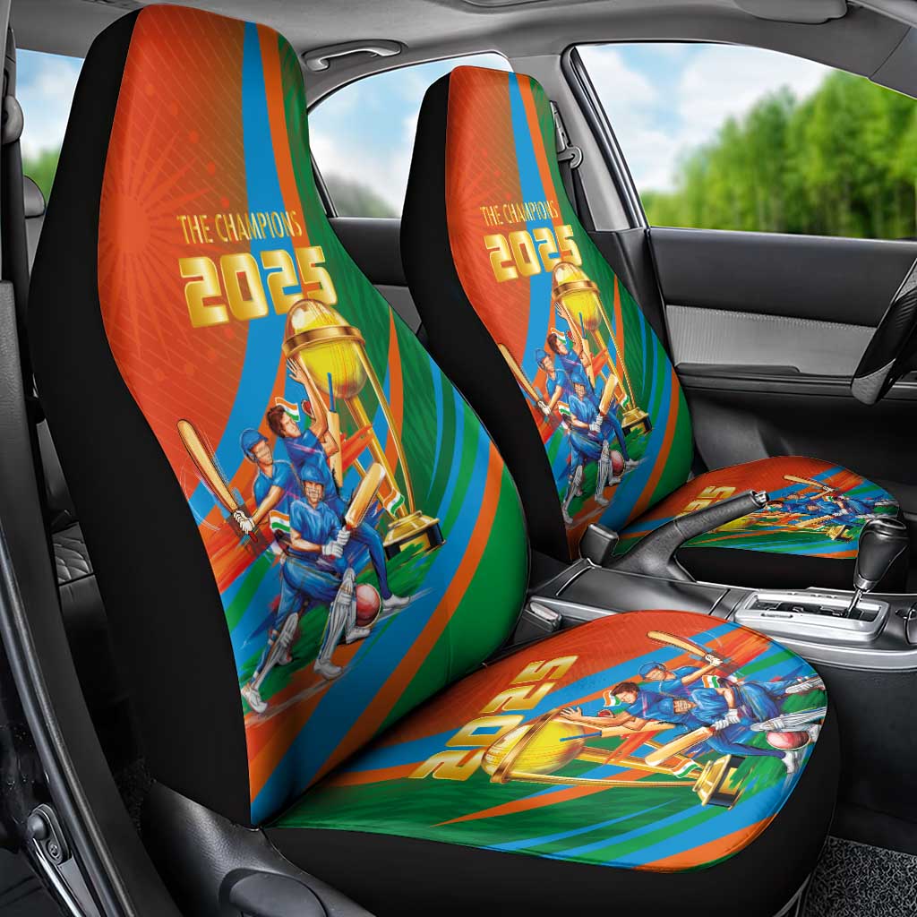 Indian Cricket Men in Blue The Champion 2025 Car Seat Cover