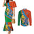 Indian Cricket Men in Blue The Champion 2025 Couples Matching Mermaid Dress and Long Sleeve Button Shirt