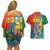 Indian Cricket Men in Blue The Champion 2025 Couples Matching Off Shoulder Short Dress and Hawaiian Shirt