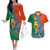 Indian Cricket Men in Blue The Champion 2025 Couples Matching Off The Shoulder Long Sleeve Dress and Hawaiian Shirt