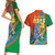 Indian Cricket Men in Blue The Champion 2025 Couples Matching Short Sleeve Bodycon Dress and Hawaiian Shirt