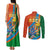 Indian Cricket Men in Blue The Champion 2025 Couples Matching Tank Maxi Dress and Long Sleeve Button Shirt