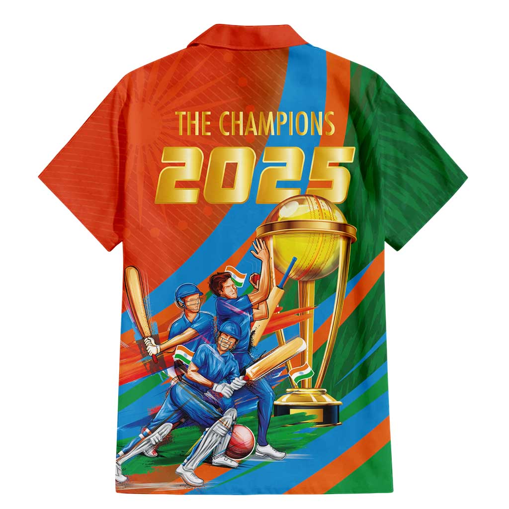 Indian Cricket Men in Blue The Champion 2025 Family Matching Mermaid Dress and Hawaiian Shirt