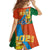 Indian Cricket Men in Blue The Champion 2025 Family Matching Off The Shoulder Long Sleeve Dress and Hawaiian Shirt