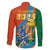 Indian Cricket Men in Blue The Champion 2025 Family Matching Off The Shoulder Long Sleeve Dress and Hawaiian Shirt