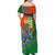 Indian Cricket Men in Blue The Champion 2025 Family Matching Off Shoulder Maxi Dress and Hawaiian Shirt