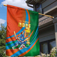 Indian Cricket Men in Blue The Champion 2025 Garden Flag