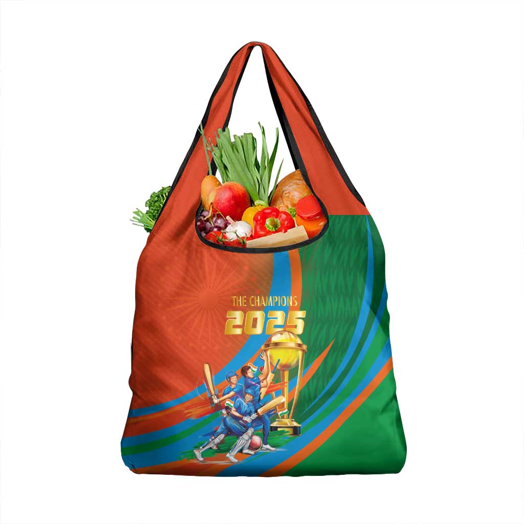 Indian Cricket Men in Blue The Champion 2025 Grocery Bag