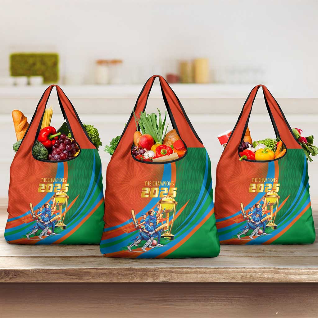 Indian Cricket Men in Blue The Champion 2025 Grocery Bag