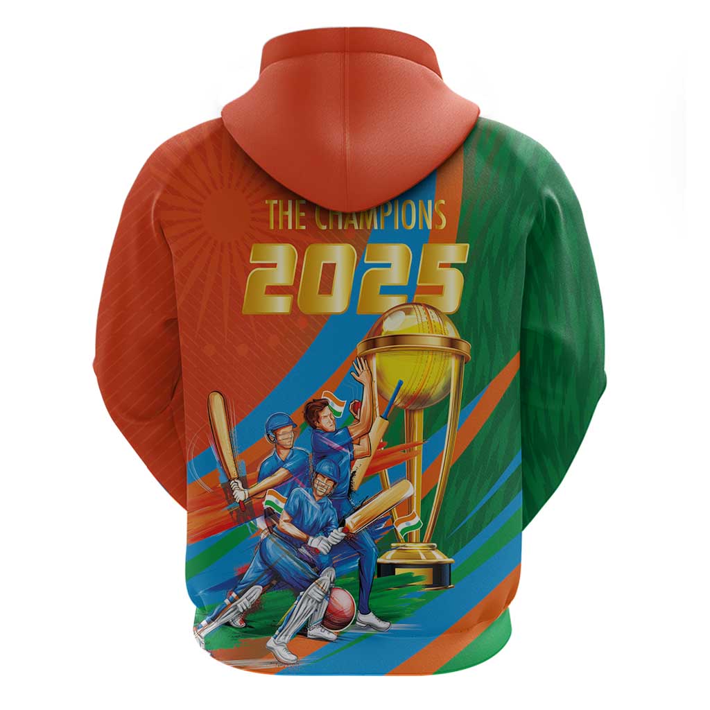 Indian Cricket Men in Blue The Champion 2025 Hoodie