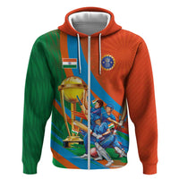 Indian Cricket Men in Blue The Champion 2025 Hoodie