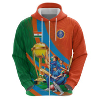 Indian Cricket Men in Blue The Champion 2025 Hoodie