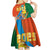 Indian Cricket Men in Blue The Champion 2025 Kid Short Sleeve Dress